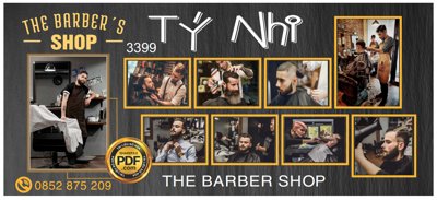 Tải file The Baber's shop Tý Nhi file Corel (gốc) làm tranh treo tường