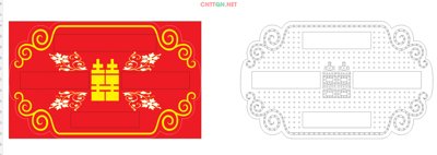 File gốc Thiết kế Phông Cưới Led Full file CDR (PNG) nền trong suốt