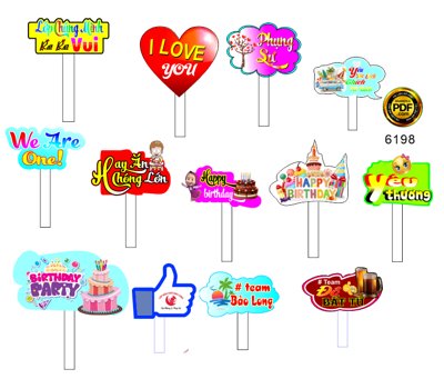 File gốc Thiết kế hastag cầm tay sinh nhật - họp lớp file corel (Filetranh.com) Thiết kế hastag cầm tay sinh nhật - họp lớp file corel