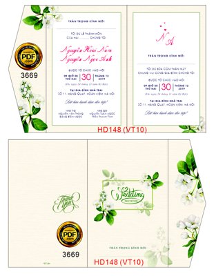 Download file gốc Thiệp cưới Hoài Nam Ngọc Anh HD148 (VT10) file corel (dùng cho in ấn)