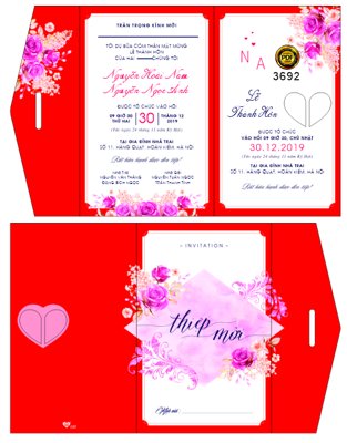 Tải file gốc Thiệp cưới Hoài Nam và Ngọc Anh mã thiệp HD125 (in khổ lớn) quảng cáo