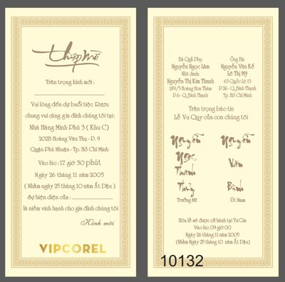 Tải file Thiệp mời Lễ Vu Quy Thanh Thủy và Văn Bình (gốc) làm file thiết kế