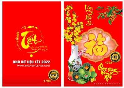 File gốc Thiệp tết chúc mừng năm mới 2022 #14 file PDF & CDR (cho in ấn) từ Filetranh.com
