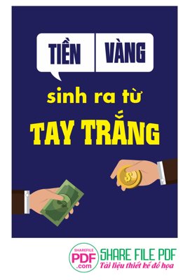 Tải file Tiền - Vàng sinh ra từ tay trắng file vector PDF (gốc) chủ đề tôn giáo