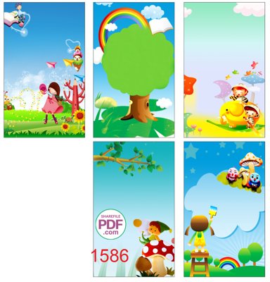 Tải file Trang trí mầm non -Bảng thi đua #19 file PDF & CDR (PSD) cho in tranh kính