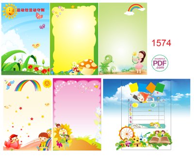 Tệp tin gốc Trang trí mầm non -Bảng thi đua #8 file PDF & CDR (dùng cho in ấn) chuyên nghiệp