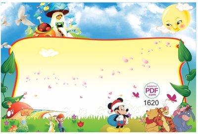 Tải file Trang trí mầm non - Biển nằm ngang #10 file PDF & CDR (gốc) làm tranh trang trí