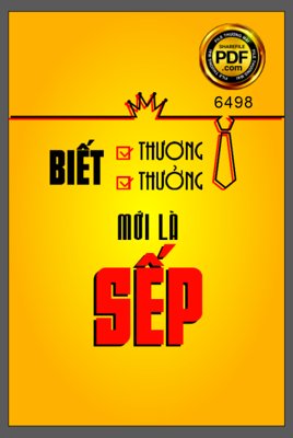 Ảnh gốc Tranh động lực "Biết thương thưởng mới là sếp" (độ nét cao) in mica