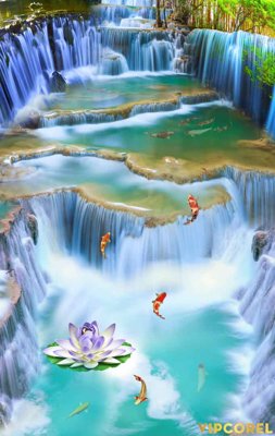 Ảnh gốc Tranh 3D Trần Xuyên Sáng chất lượng cao #60 (siêu chi tiết) để in ấn