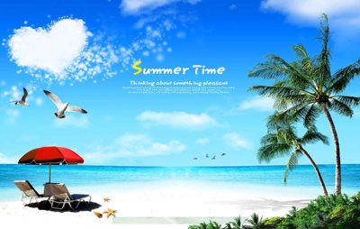 Tải file tranh gốc Tranh 3D biển xanh - đại dương xanh #15 chất lượng cao