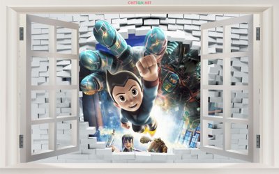 Tải file gốc Tranh 3D mã "TK-001" đến "TK-010" - Tranh tường 3D (in khổ lớn) quảng cáo