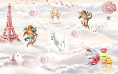 Tải file Tranh 3D trang trí phòng mầm non - em bé (ảnh gốc) file AI/EPS