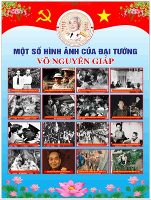 Ảnh gốc Tranh chủ tịch Hồ Chí Minh và Đại tướng Võ Nguyên Giáp (nét căng) in mica