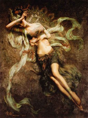 Tải file Tranh dán tường 3D Châu Âu sang trọng #97 (gốc) in tranh tráng gương