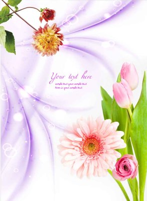 File in trần Tranh dán tường 3D hoa nghệ thuật hiện đại #109 (bản gốc) hoa văn