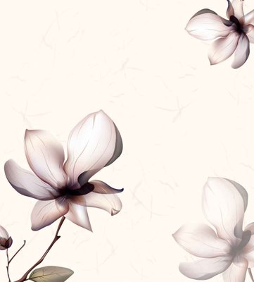 Tải file gốc Tranh dán tường 3D hoa nghệ thuật hiện đại #11 (in bạt) quảng cáo