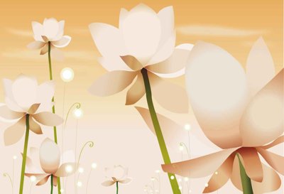 Mua file gốc Tranh dán tường 3D hoa nghệ thuật hiện đại #118 (in ấn) tại Filetranh.com