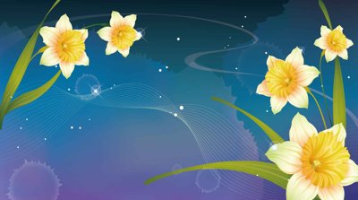 Tải file Tranh dán tường 3D hoa nghệ thuật hiện đại #154 (gốc) in tranh tráng gương