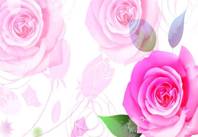 File gốc Tranh dán tường 3D hoa nghệ thuật hiện đại #170 (in tráng gương) hiện đại