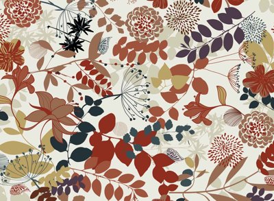 Hình ảnh file gốc Tranh dán tường 3D hoa nghệ thuật hiện đại #24 cho in UV