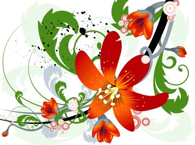 File gốc in mica Tranh dán tường 3D hoa nghệ thuật hiện đại #3 chất lượng