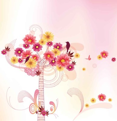 Download file Tranh dán tường 3D hoa nghệ thuật hiện đại #46 (gốc) in mica ốp bếp