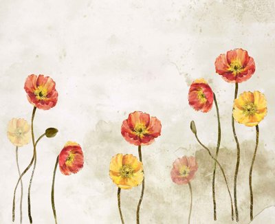 File gốc Tranh dán tường 3D hoa nghệ thuật hiện đại #94 (in 3D) nghệ thuật