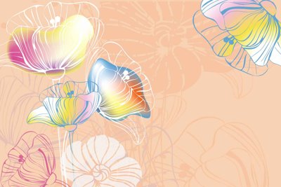 File tranh Tranh dán tường 3D hoa nghệ thuật hiện đại #96 (ảnh gốc) sắc nét hoàn hảo