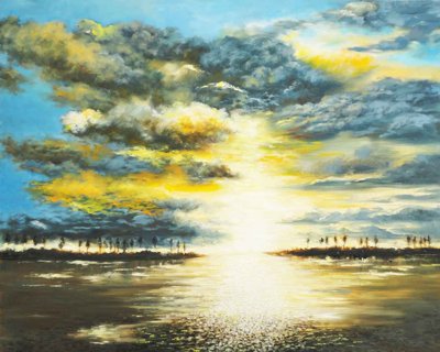 File gốc Tranh dán tường 3D phong cảnh hữu tình #116 (in lụa) hoa văn cổ điển