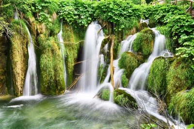 File tranh gốc Tranh dán tường 3D phong cảnh thác nước đẹp #13 (bản đẹp) độc quyền