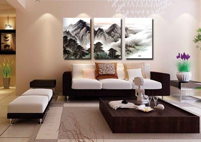 File ảnh Tranh ghép phong cảnh treo tường trang trí phòng #14 (gốc) dùng in Pano