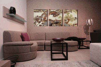 File tranh Tranh ghép phong cảnh treo tường trang trí phòng #16 (bản gốc) treo quán cafe