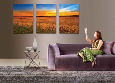 File gốc Tranh ghép phong cảnh treo tường trang trí phòng #54 (in ấn) không giới hạn