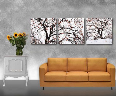 File PSD Tranh ghép phong cảnh treo tường trang trí phòng #7 (nguyên gốc) chất lượng cao