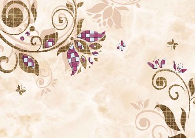 File in trần Tranh hoa nổi 3D - Tranh hoa dán tường 3D #24 (bản gốc) đại dương