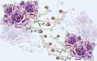 Tải file gốc Tranh hoa nổi 3D - Tranh hoa dán tường 3D #47 (in bạt) quảng cáo