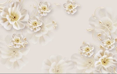 File PSD Tranh hoa nổi 3D - Tranh hoa dán tường 3D #92 (bản gốc) đã tách nền