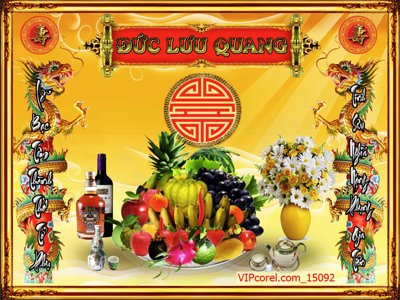 File tranh Tranh phòng thờ, bàn thờ, mâm ngũ quả file PSD 15092 (ảnh gốc) cho in ấn kỹ thuật số