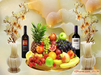 File tranh Tranh phòng thờ, bàn thờ, mâm ngũ quả file PSD 15139 (bản gốc) treo tường