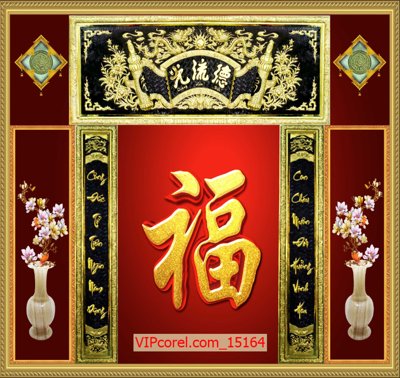 File tranh trang trí Tranh phòng thờ, bàn thờ, mâm ngũ quả file PSD 15164 (file gốc)