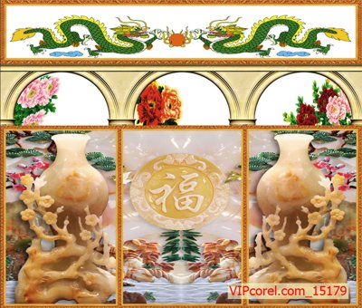 File PSD Tranh phòng thờ, bàn thờ, mâm ngũ quả file PSD 15179 (gốc) cho in quảng cáo