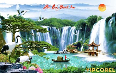 Tải file Tranh phong thủy 3D - phong cảnh sơn thủy hữu tình #30 (gốc) in nhanh