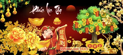 File gốc Tranh tài lộc - Tranh tường 3D file PSD 15313 (trang trí) phòng trẻ em