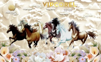 File tranh quảng cáo Tranh tường Mã Đáo Thành Công - Tranh con ngựa #26 (download file gốc)