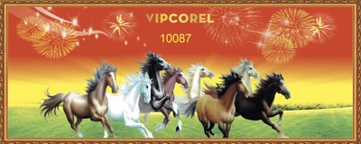 File in ấn Tranh tường Mã Đáo Thành Công - Tranh con ngựa #6 (bản gốc) cao cấp