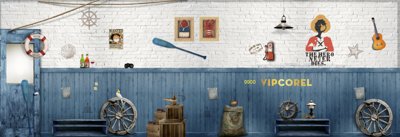 File ảnh Tranh tường quán cà phê #18 file PSD (gốc) in backdrop sự kiện