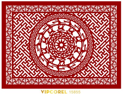 Tải file Vách ngăn CNC phòng thờ #81 file corel (ảnh gốc) 300dpi Vách ngăn CNC phòng thờ #81 file corel