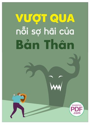 File ảnh Vượt qua nỗi sợ hãi của bản thân file vector PDF (gốc) in quảng cáo ngoài trời