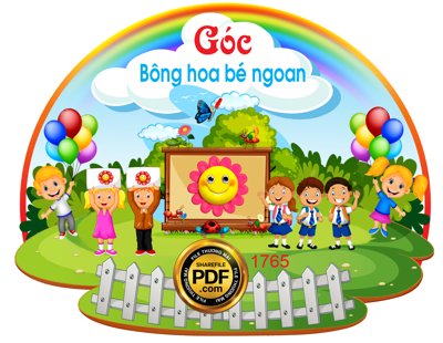 File gốc [VIP] GÓC BÔNG HOA BÉ NGỦ NGOAN file PDF & CDR (in mica) cắt laser