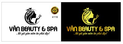 File gốc Vector Beauty spa Vân - nơi gửi gắm niềm tin phái đẹp (trang trí) phòng làm việc